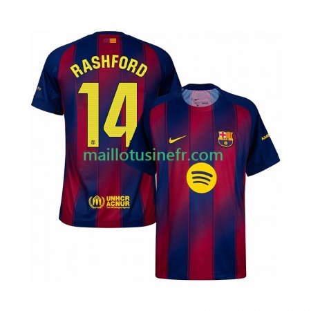 Maillot de Foot FC Barcelone Marcus Rashford 14 Domicile 2025-26 Maillot de Foot FC Barcelone Marcus Rashford 14 Domicile 2025-26